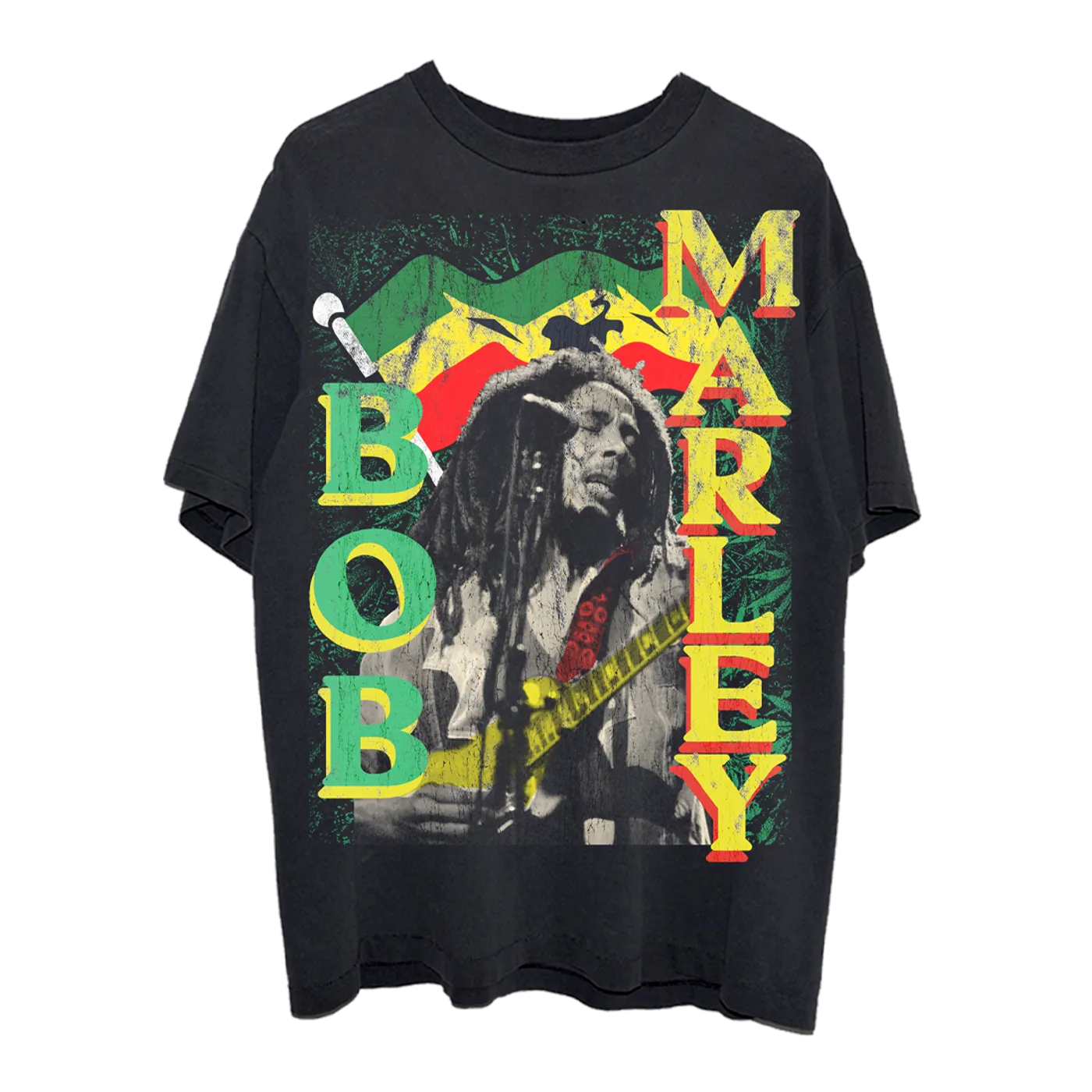 Bob Marley - T-Shirt - Bob Marley (Black) (Bolur)