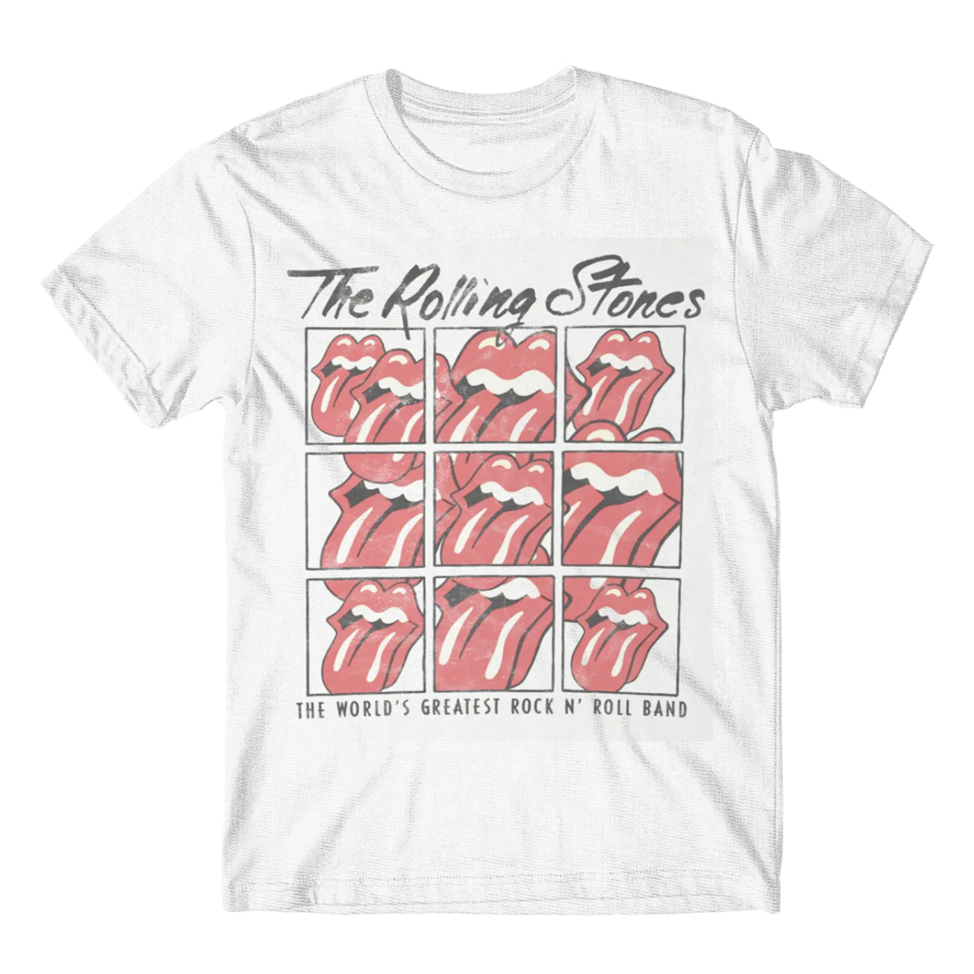The Rolling Stones- T-Shirt - World's Greatest Rock 'N' Roll Band (Bolur)