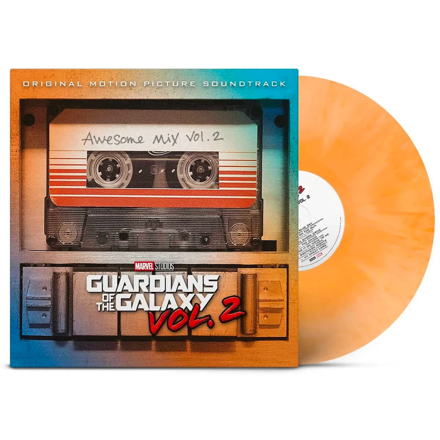 Ýmsir úr kvikmynd - Guardians of the Galaxy Vol. 2: Awesome mix Marbled orange (Vinyl)