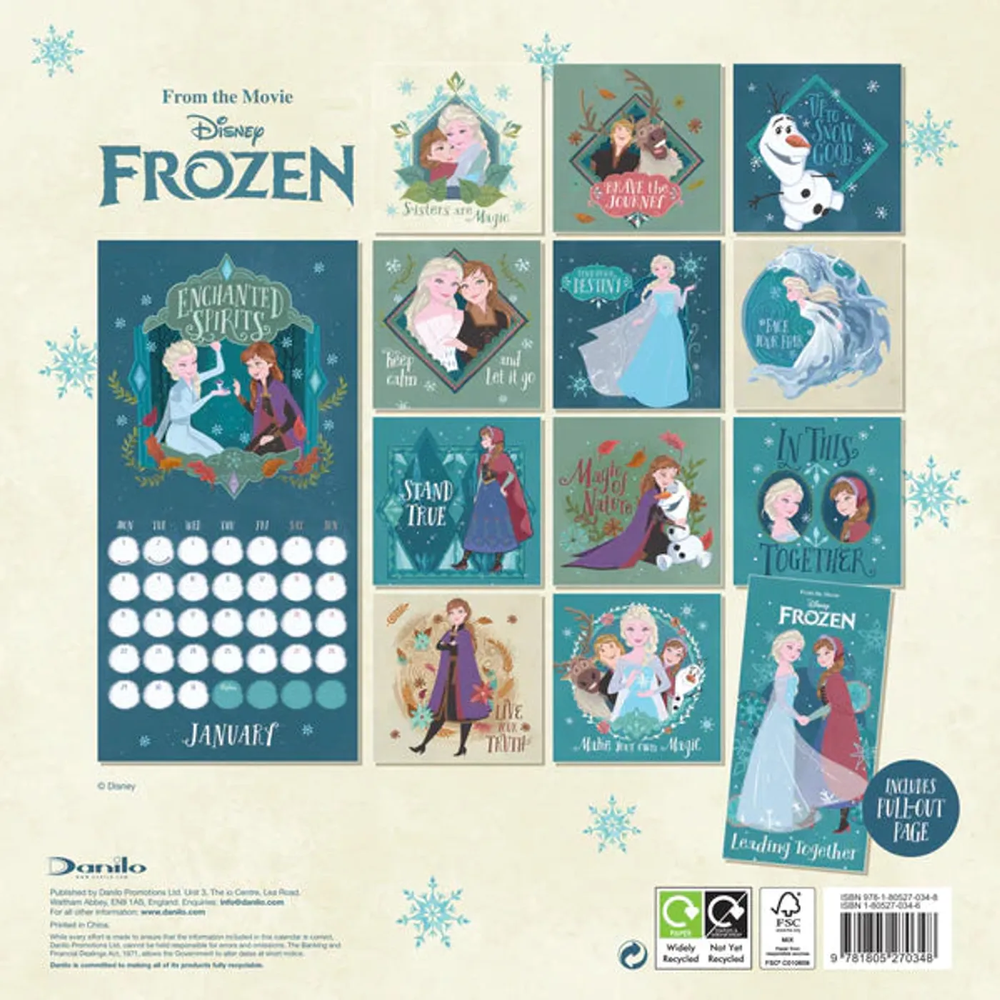 OST Calander - Frozen 2024 calendar