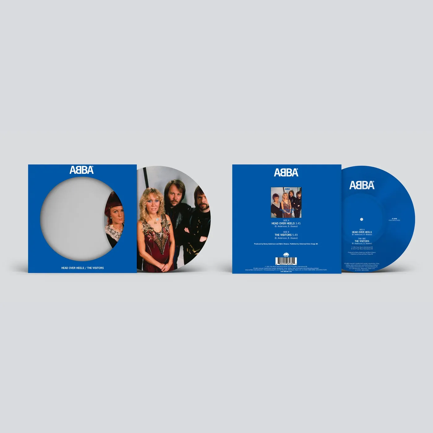 Abba - Head Over Heels 7" 2023 Picture Disc