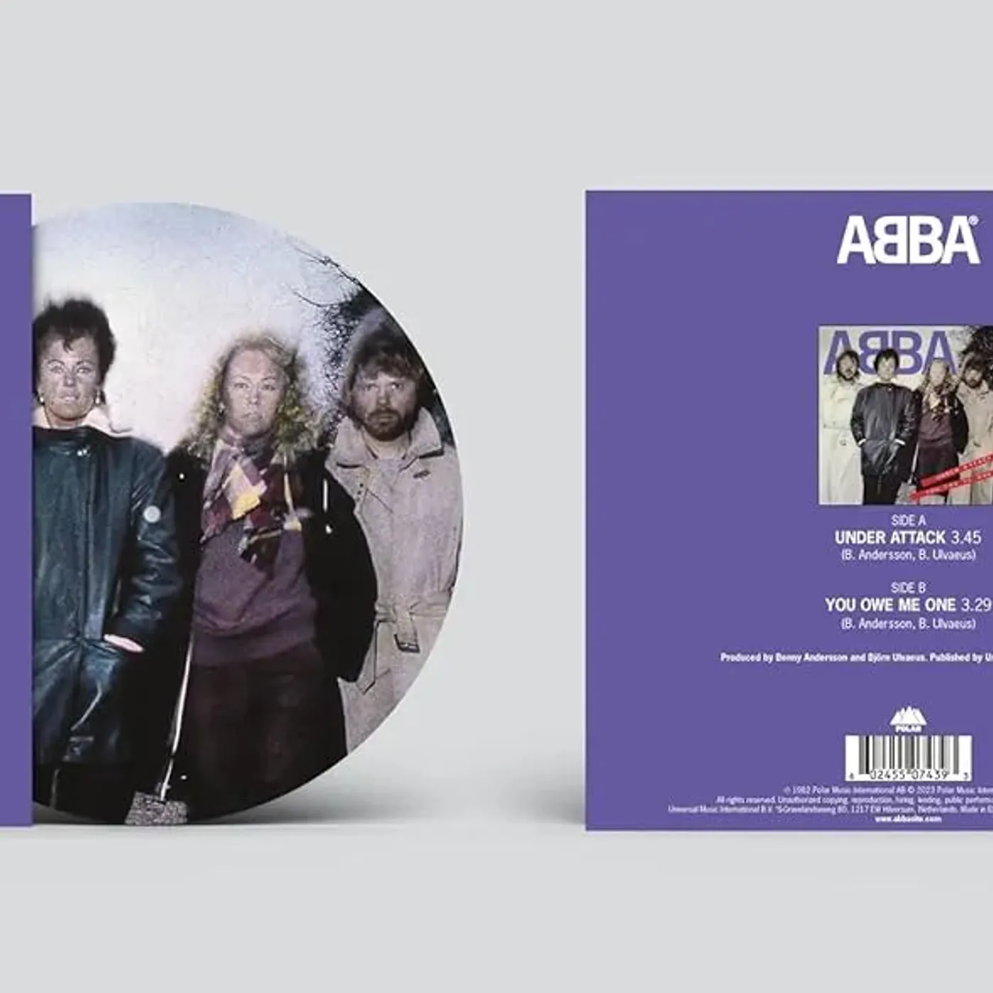 Abba - Under Attack 7" 2023 Picture Disc (Vinyl)