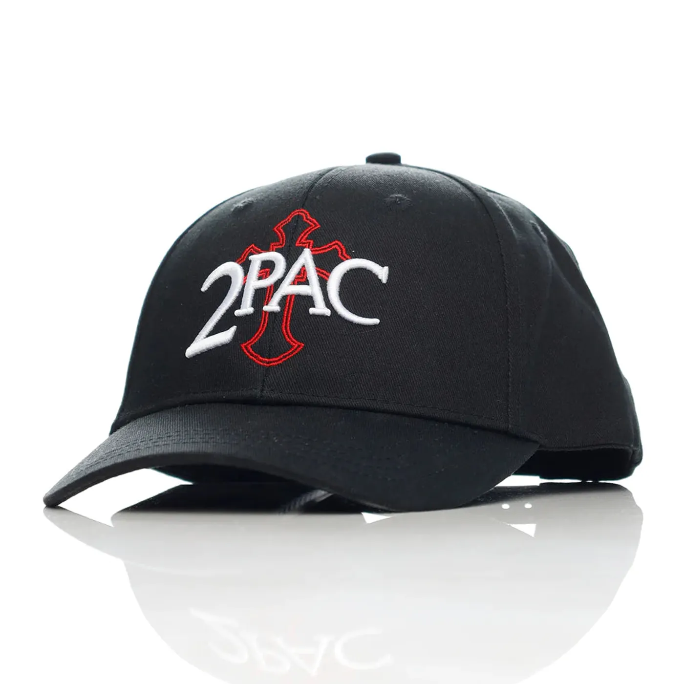 Tupac - Baseball Cap 2Pac Cross Logo (Derhúfa)