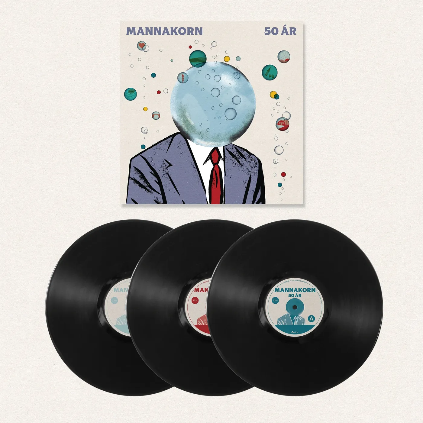 Mannakorn - 50 ár (3LP)