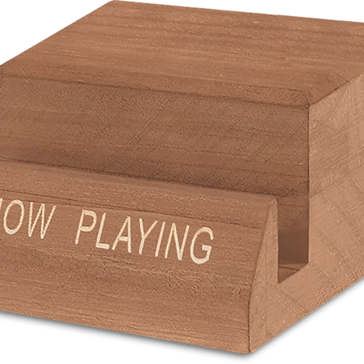 Vinyl Tonic - Now playing wodden display