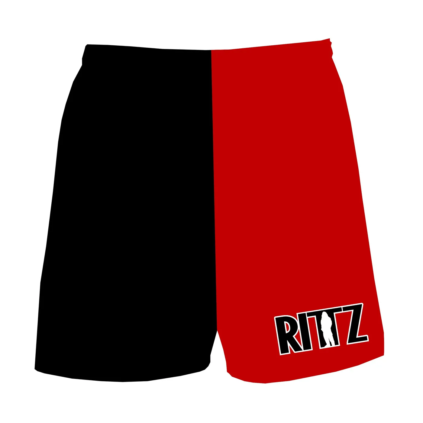 Rittz Split Color Sublimated Basketball Shorts