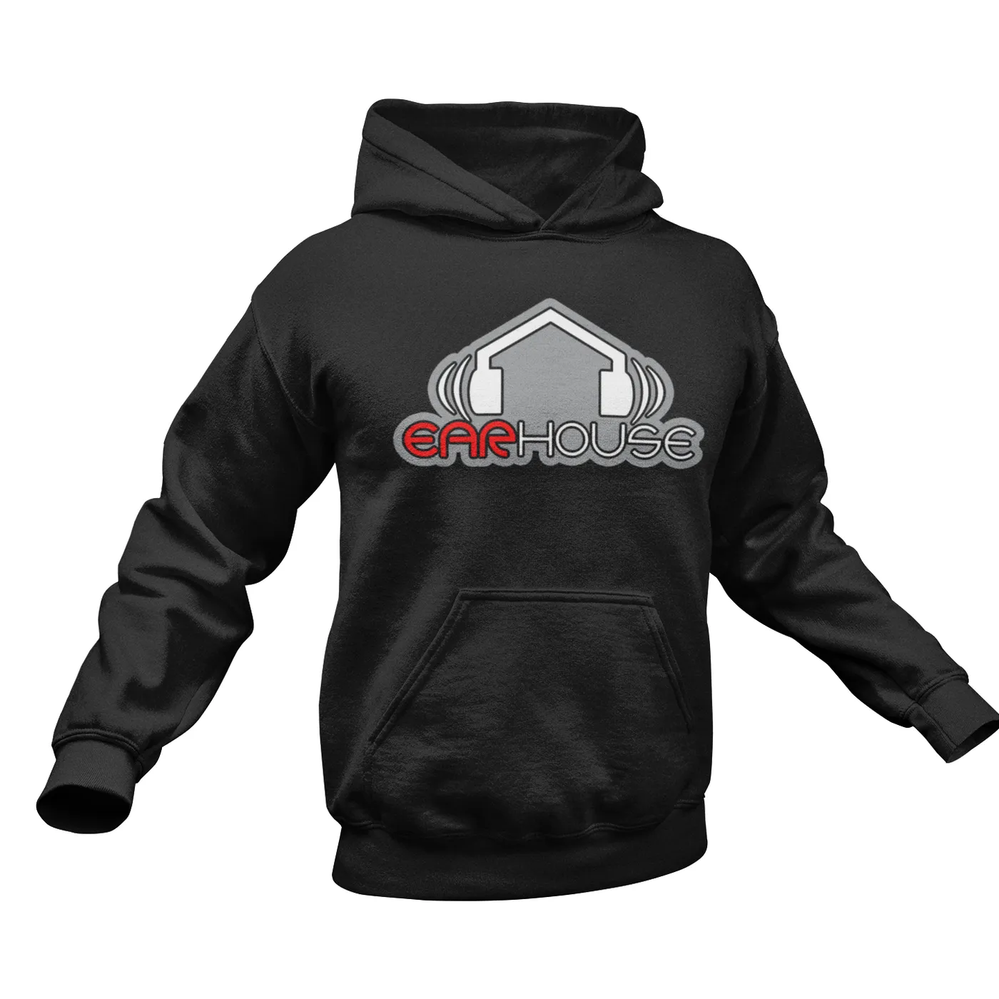 Krizz Kaliko Ear House Embroidred Hooide