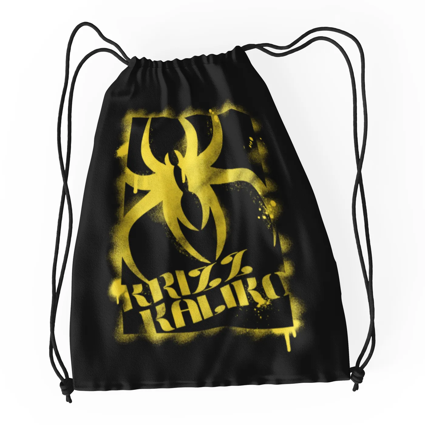 Krizz Kaliko Spray Paint Drawstring Bag