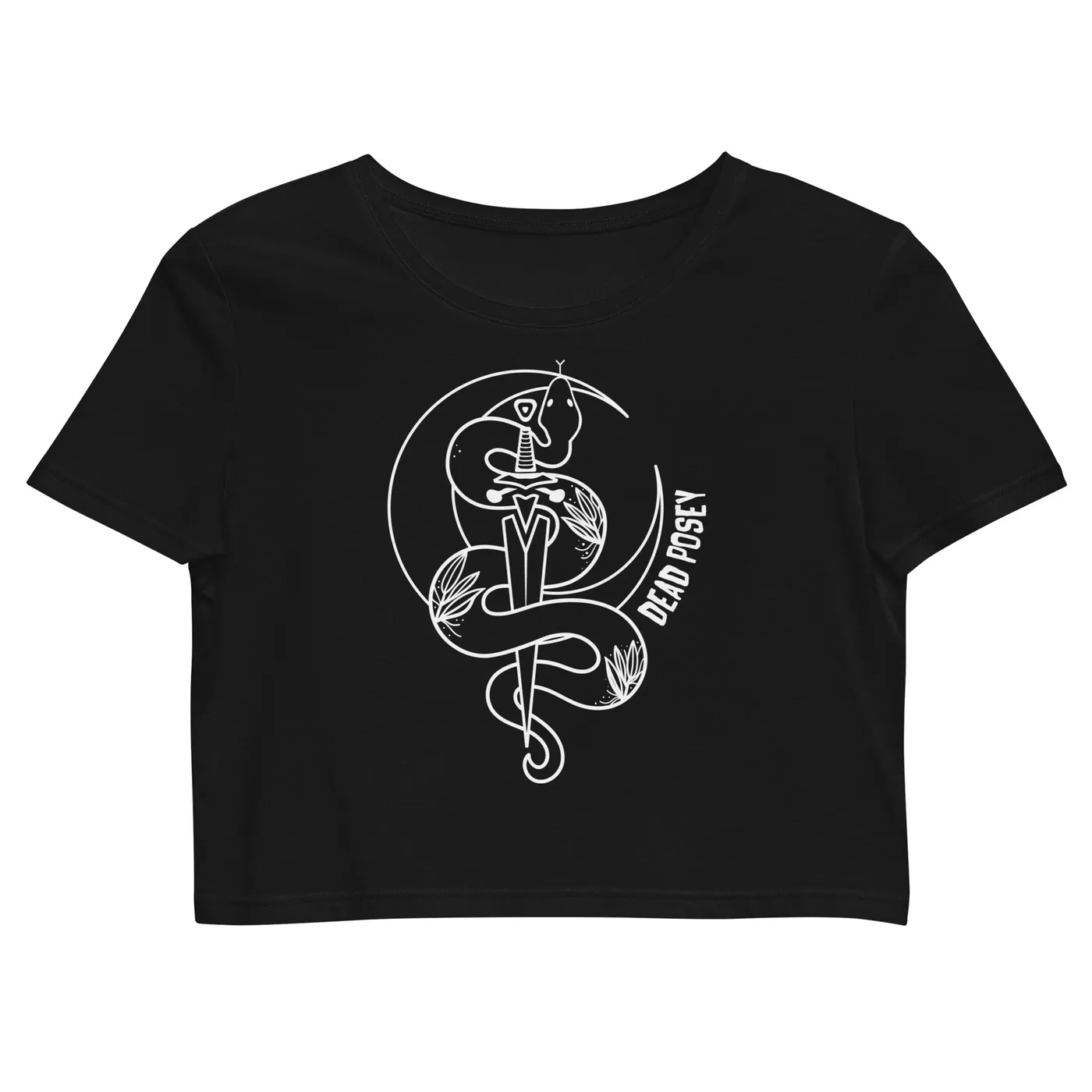 Dead Posey Snake Crop Top