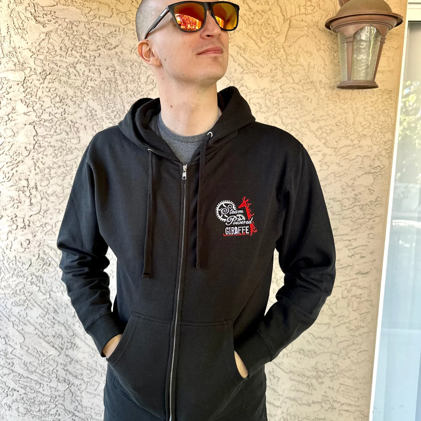 Steam Powered Giraffe SPG Logo Zip-Up Hoodie