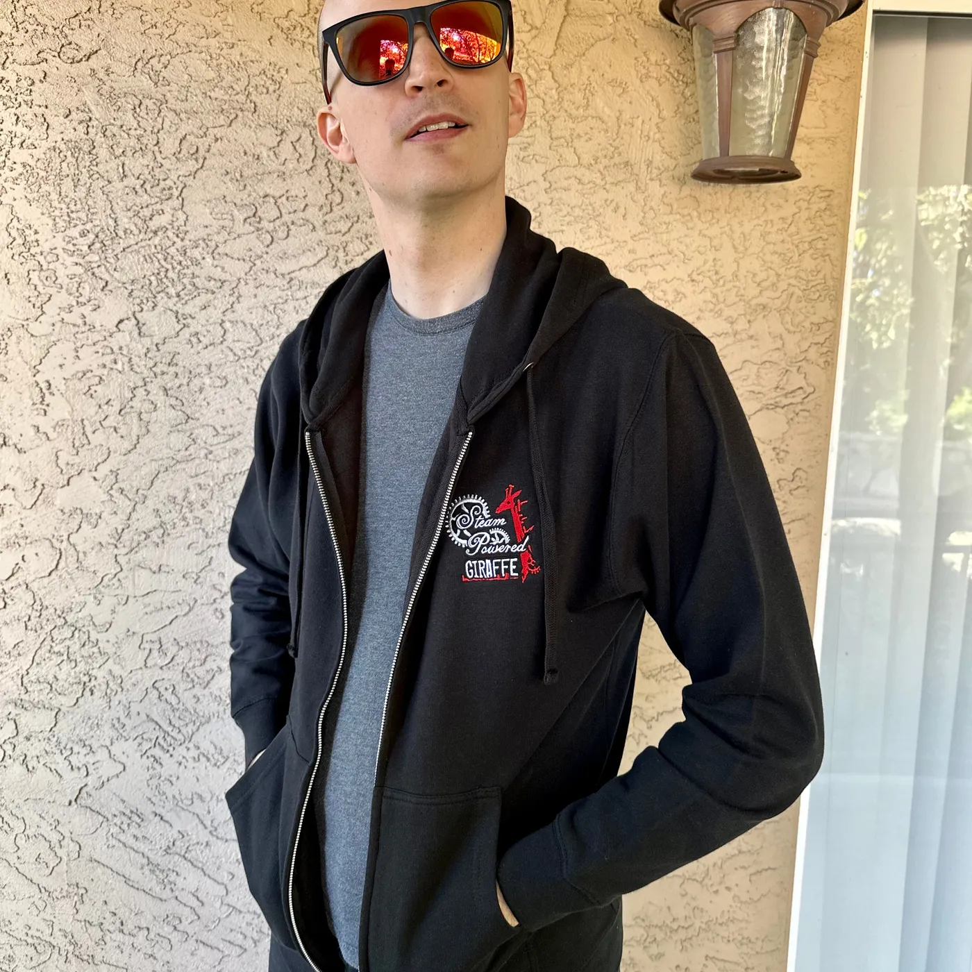 Steam Powered Giraffe SPG Logo Zip-Up Hoodie