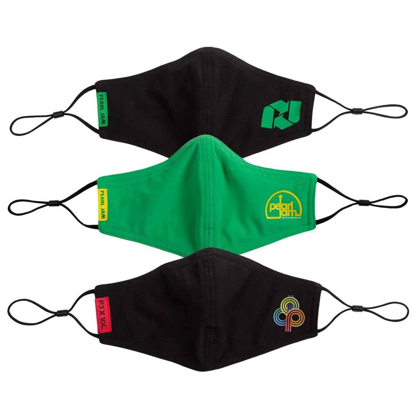 Pearl Jam 2021 TEN CLUB MASK BUNDLE