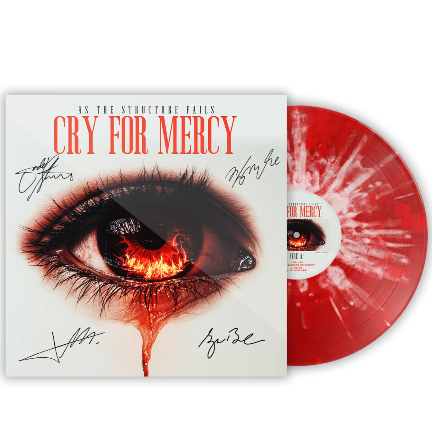 As The Structure Fails Signed VINYL - "Cry for Mercy" (Limited to 500) + Digital Download