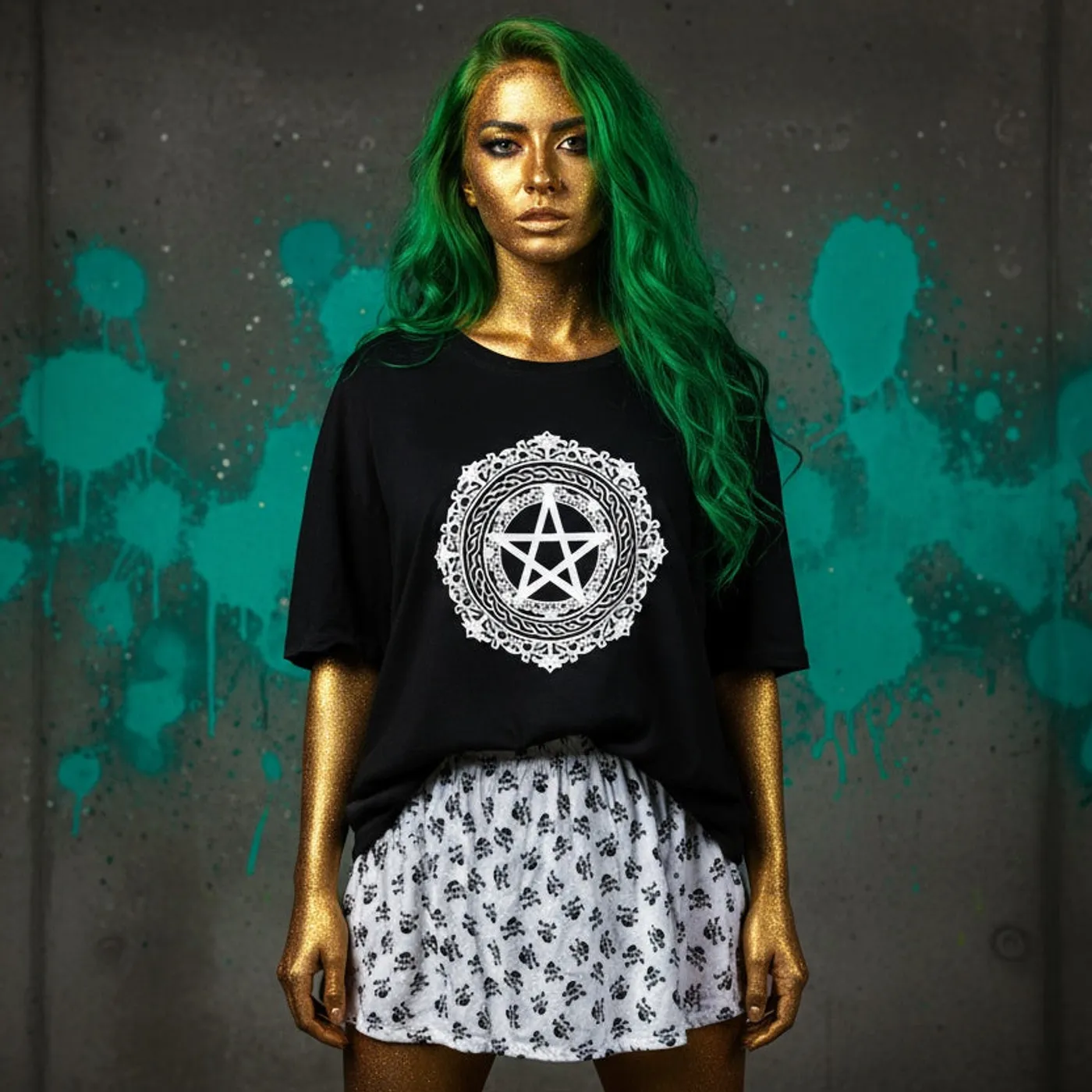 House of Hate "My Life As A Pirate" A-Line Skirt