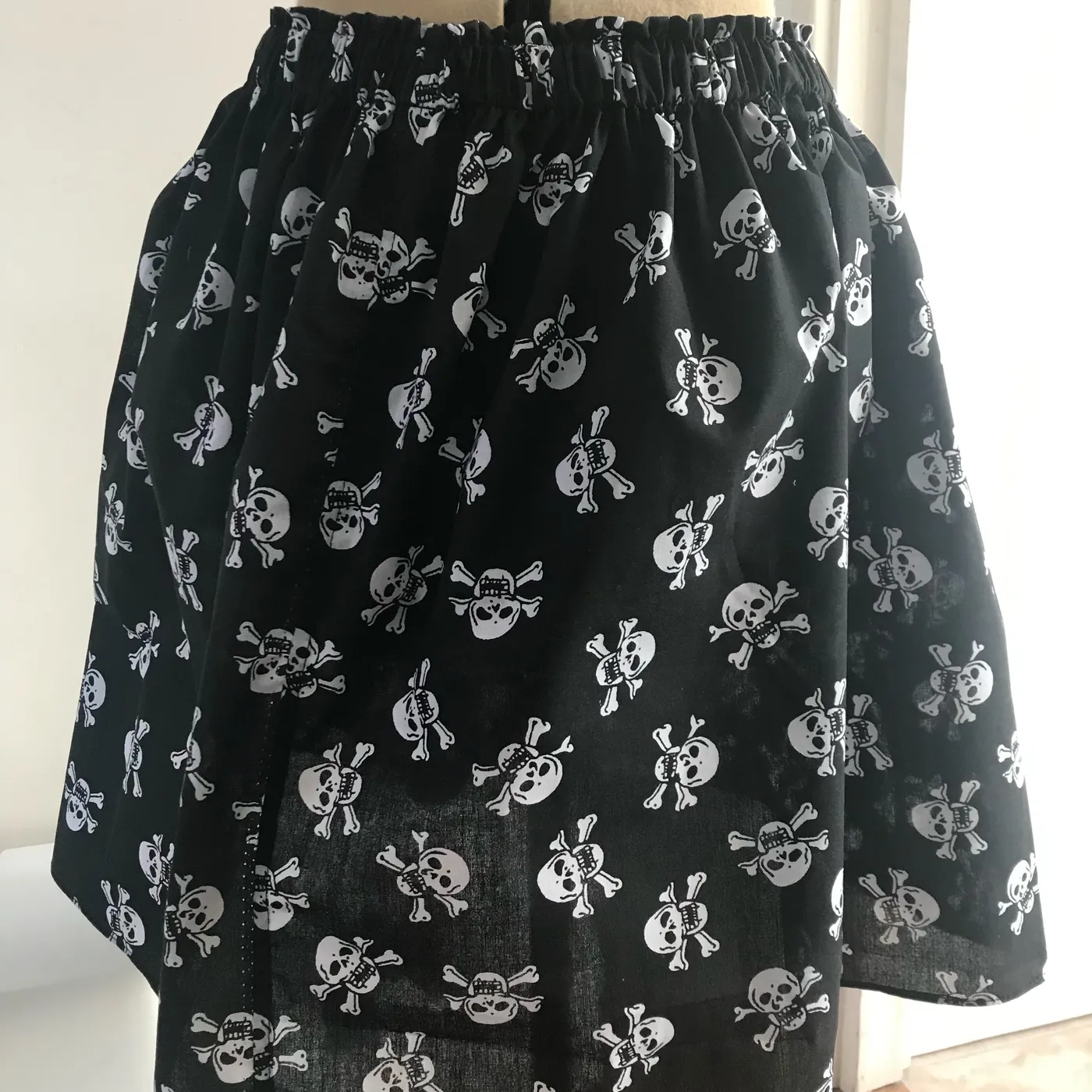 House of Hate New in Stock! "Pirate Skulls" A-Line Skirt