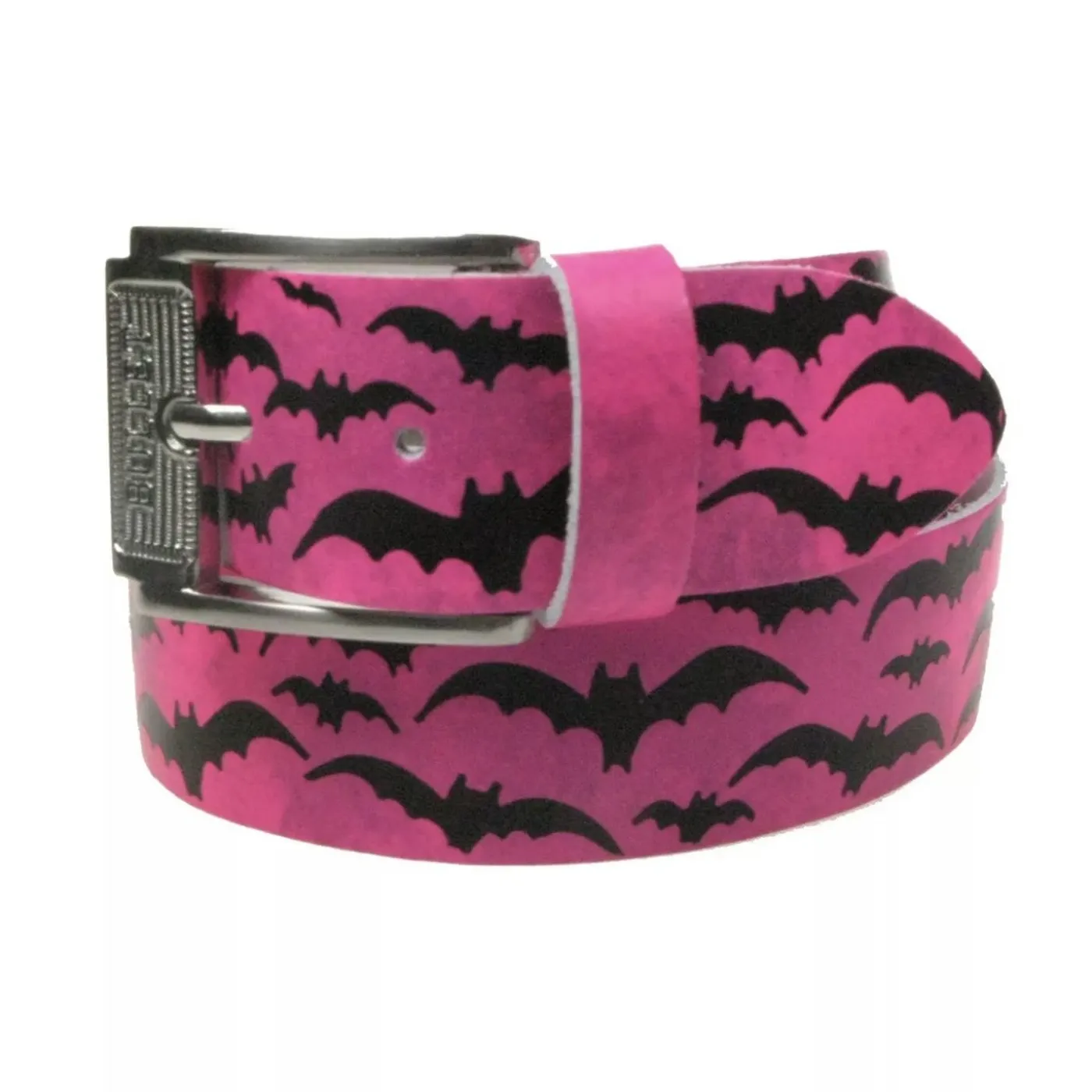 House of Hate “Halloween Bats” Real Leather Belt