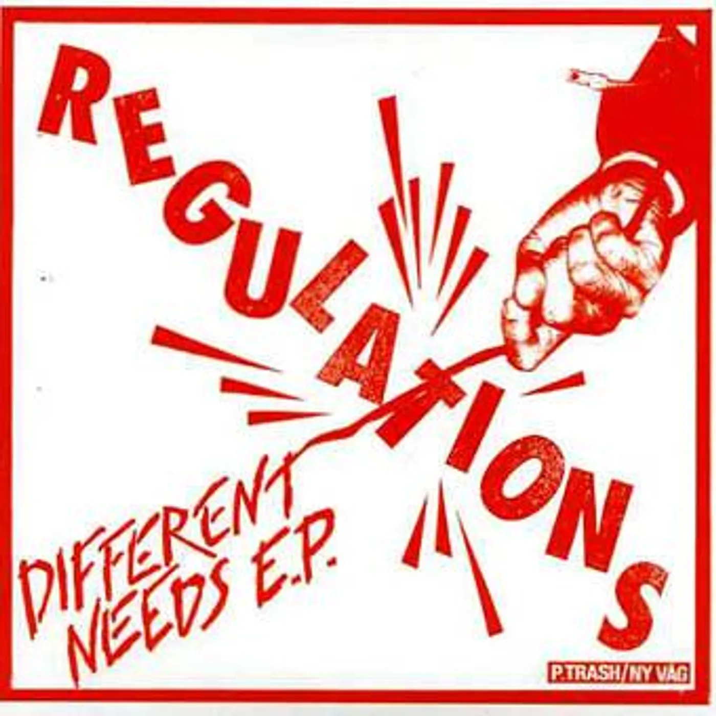 Regulations – Different Needs E.P. 7"