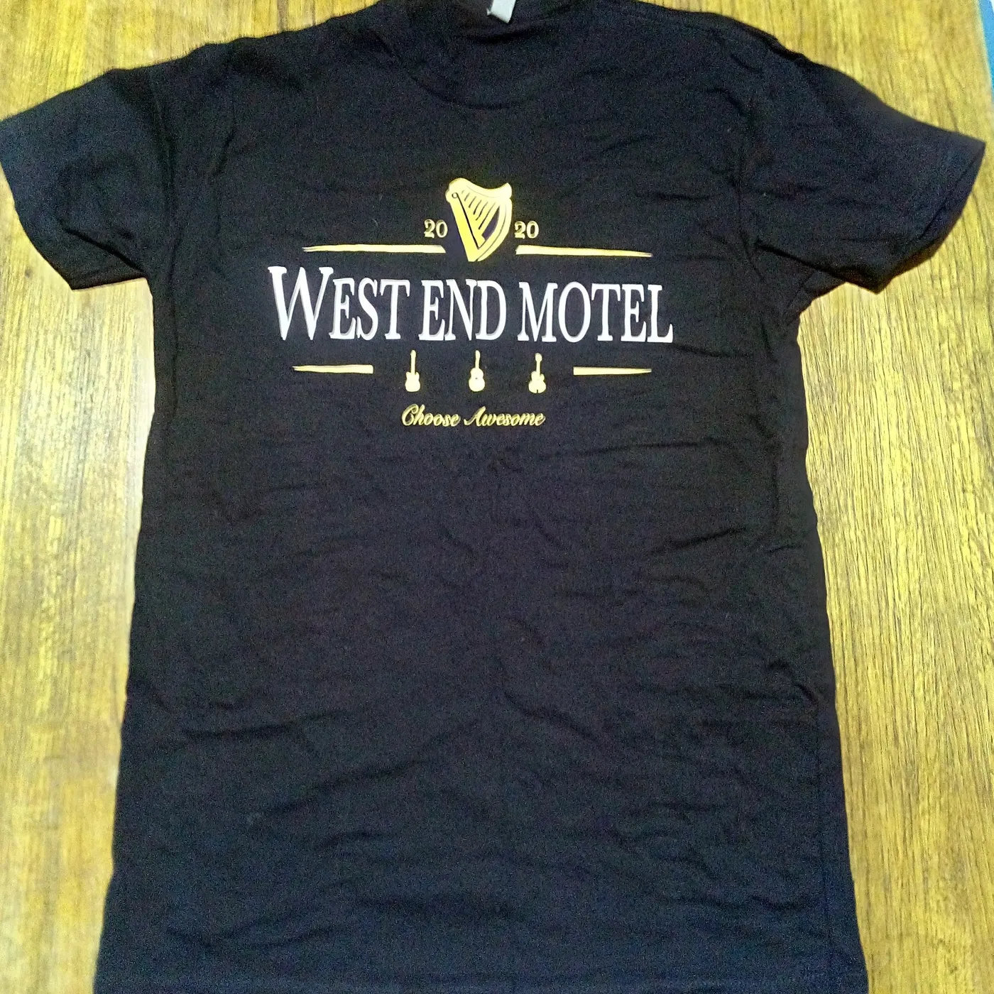 West End Motel "Choose Awesome" small t-shirt
