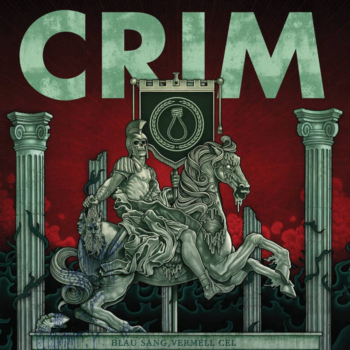 Crim – Blau Sang, Vermell Cel lp - one of the corners of the cover has very light wear from shipping to the vendor (Vinyl)