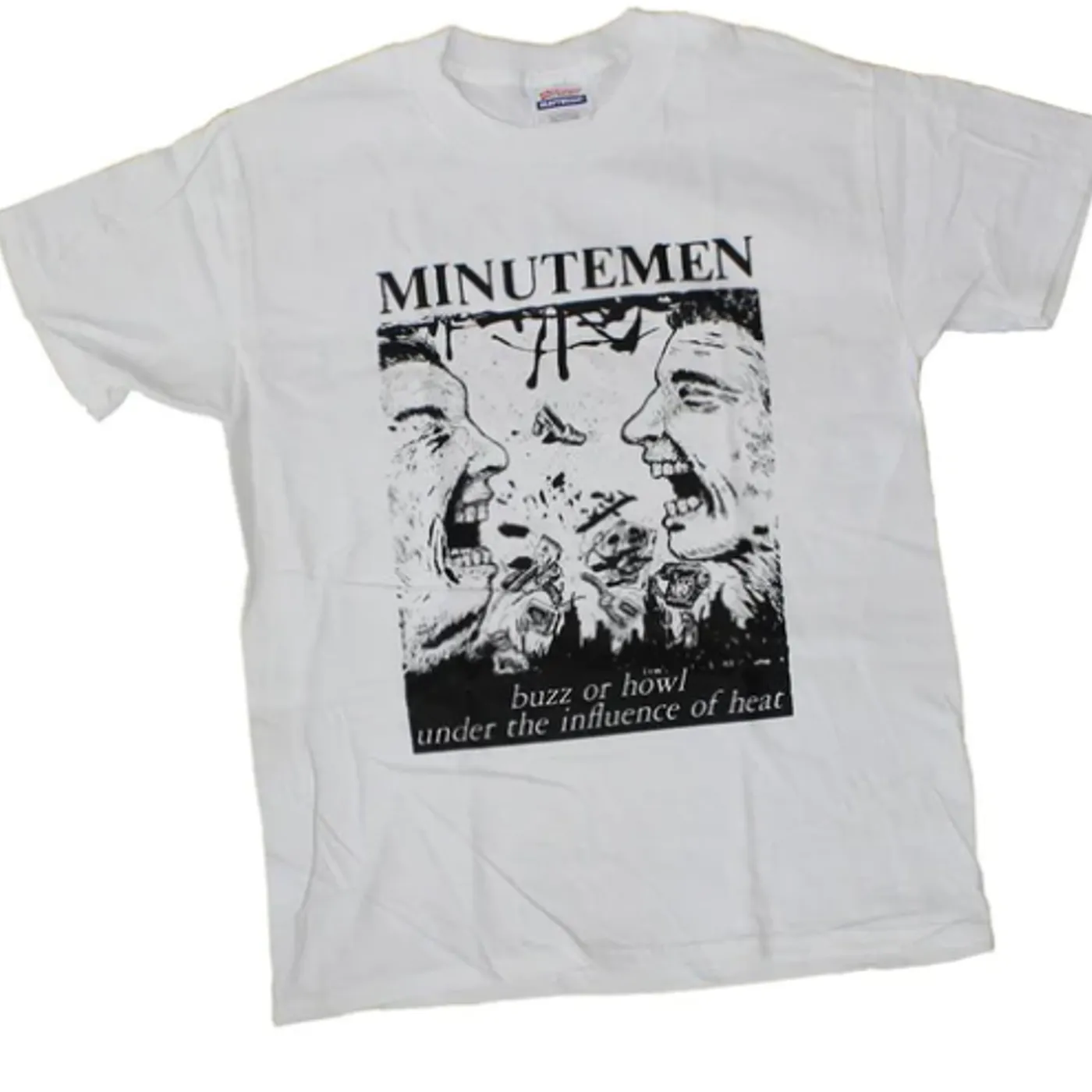  Minutemen - Buzz Or Howl... white T-shirt - Large