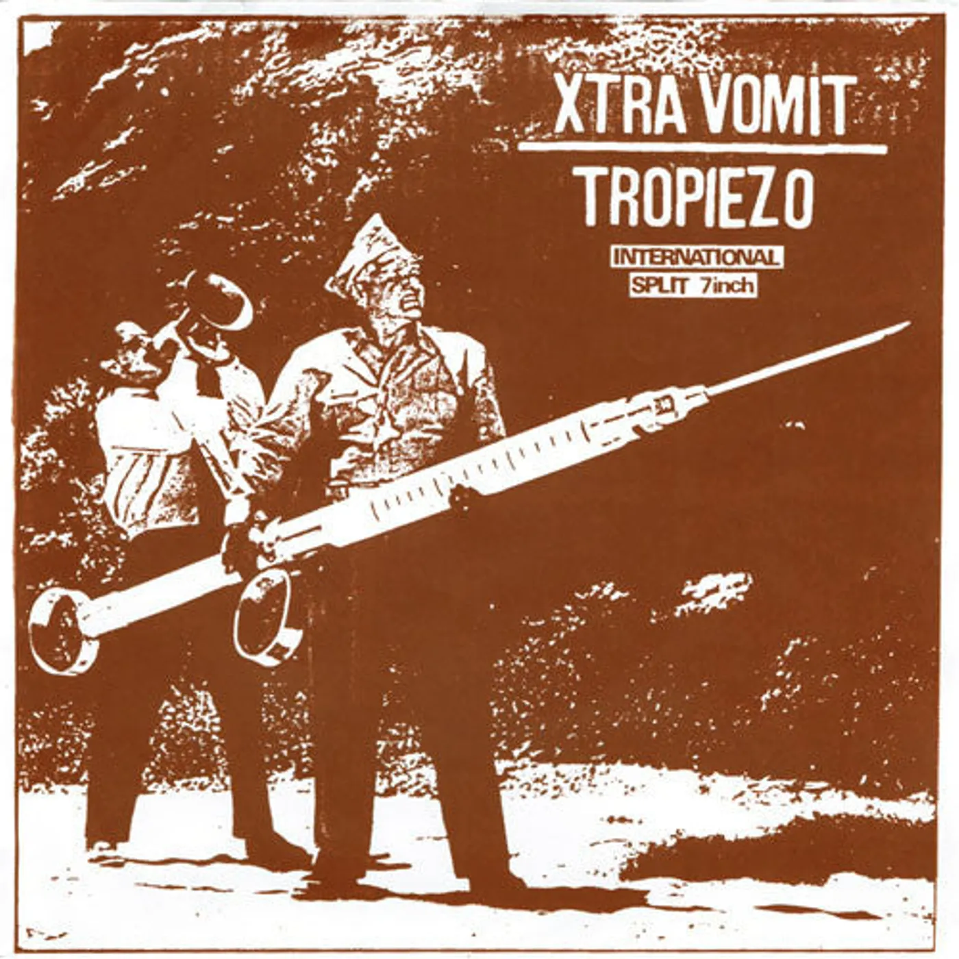 Tropiezo / Xtra Vomit split 7"