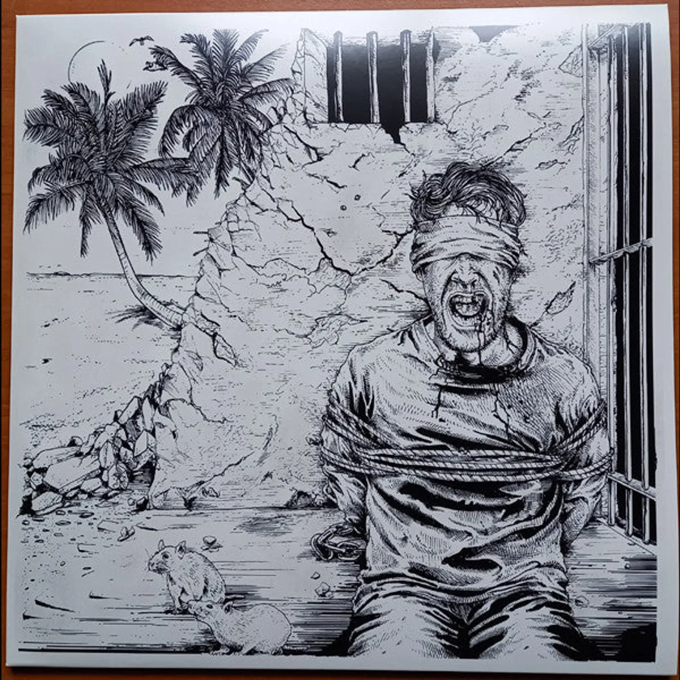 Psychoneurosis / Herida Profunda / Suffering Quota ‎– In Fear We Trust three way split lp - the edges of the cover have very light wear from shipping to the vendor (Vinyl)