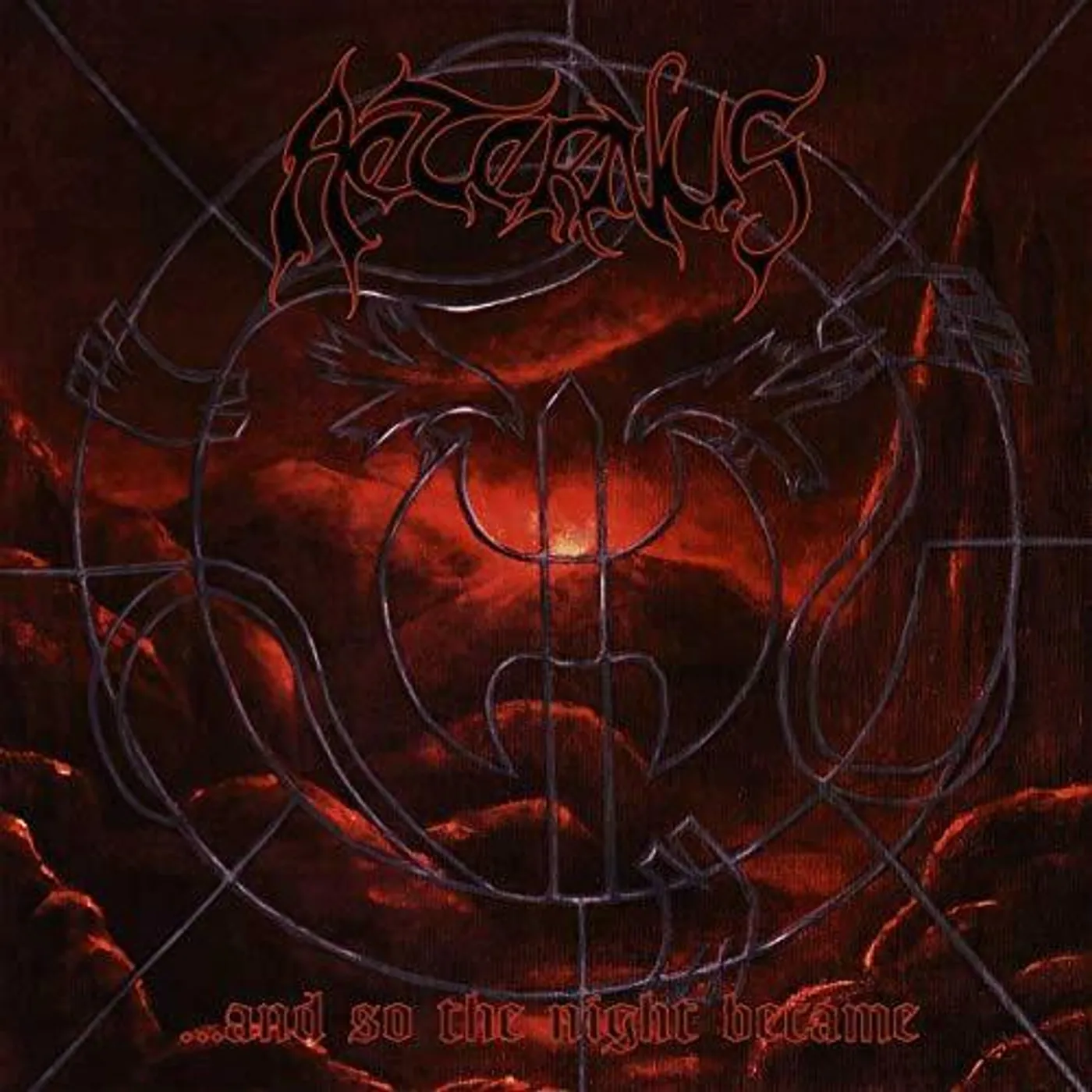 Aeternus ...AND SO THE NIGHT BECAME (RED VINYL/2LP) Vinyl Record