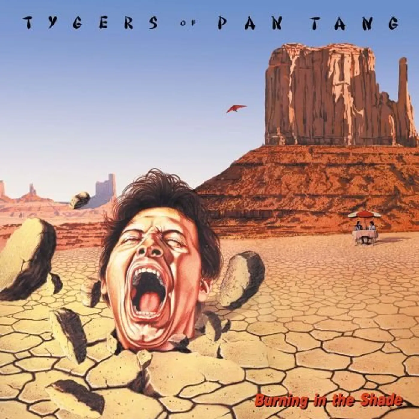 Tygers Of Pan Tang BURNING IN THE SHADE (ORANGE VINYL) Vinyl Record