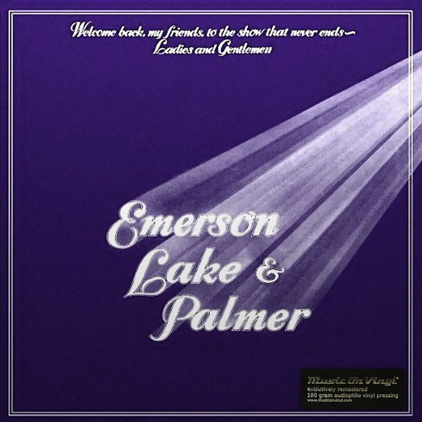 Emerson, Lake & Palmer WELCOME BACK MY FRIENDS TO THE (3LP) Vinyl Record