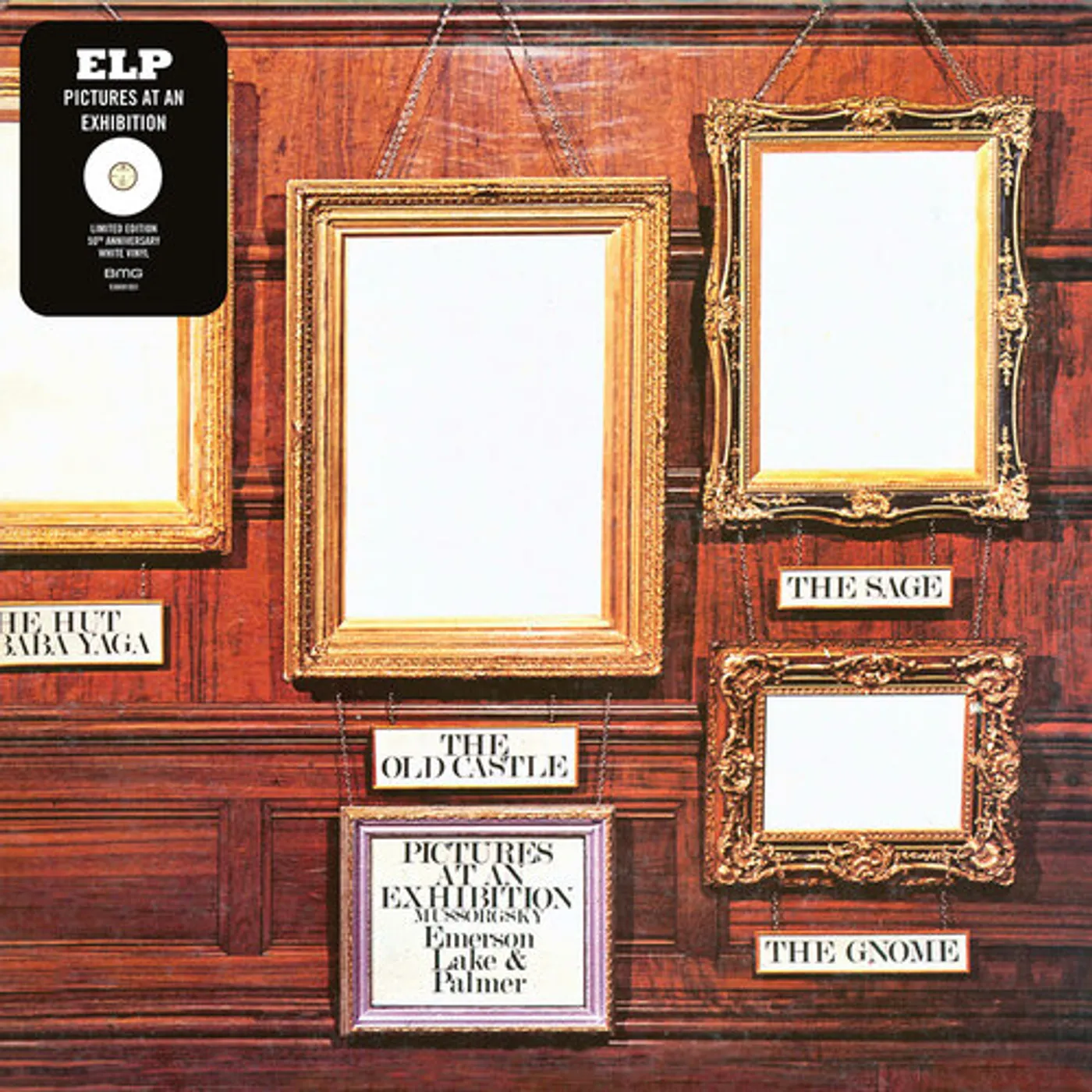 Emerson, Lake & Palmer PICTURES AT AN EXHIBITION (WHITE VINYL) Vinyl Record