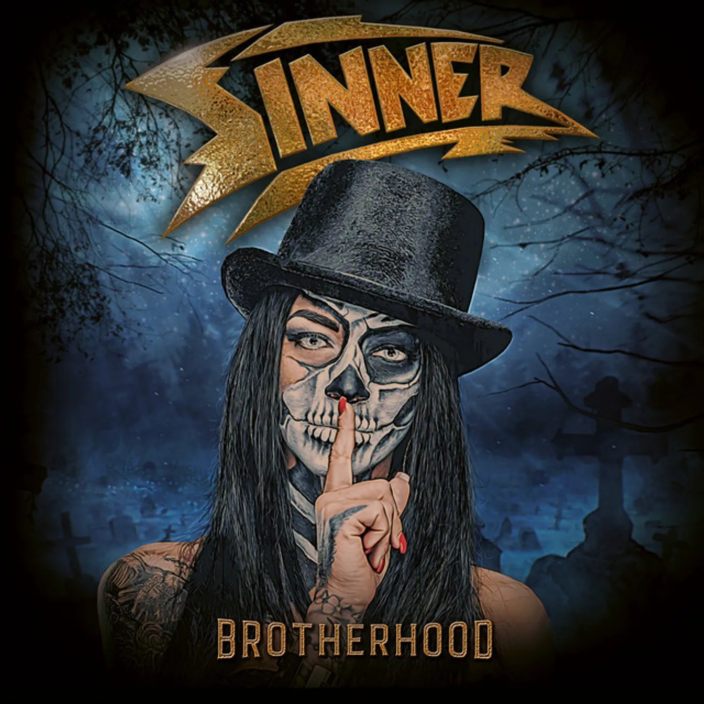 Sinner Brotherhood (Clear/White/Black Marbled) Vinyl Record