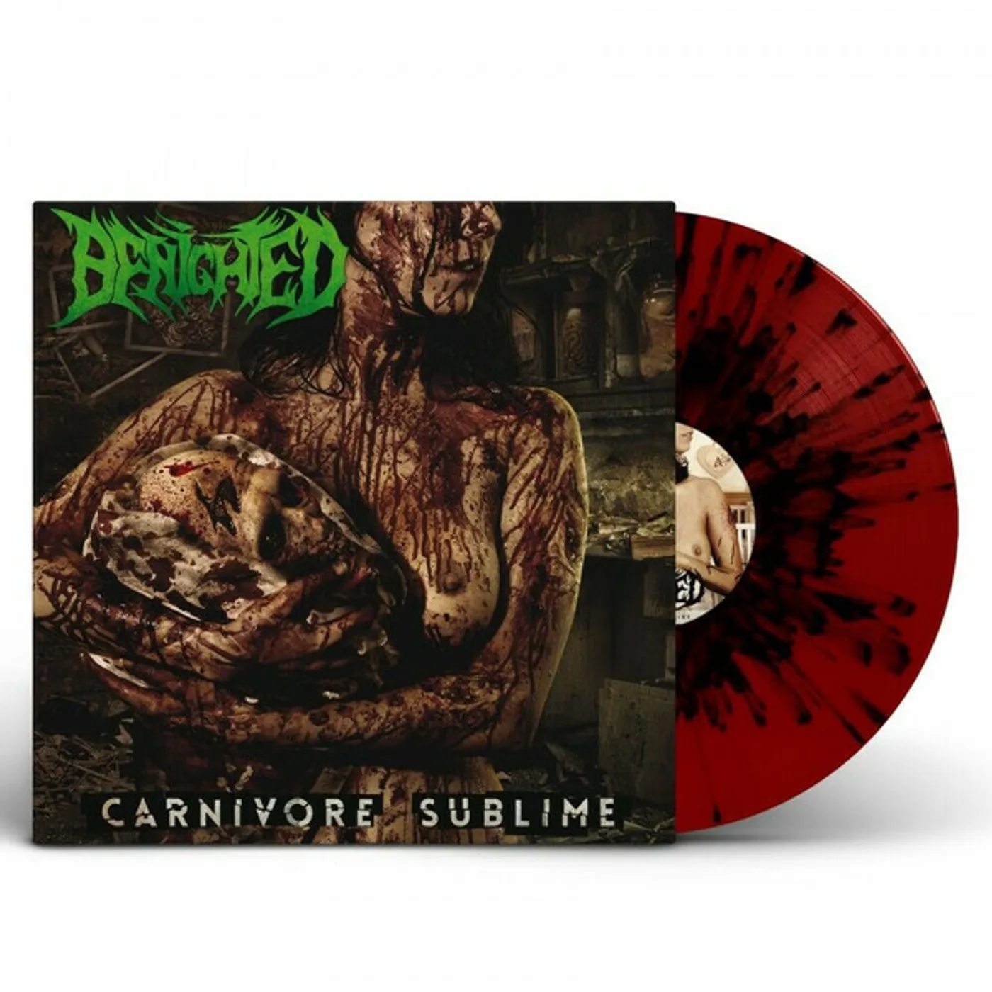 Benighted CARNIVORE SUBLIME (RED/BLACK VINYL) Vinyl Record