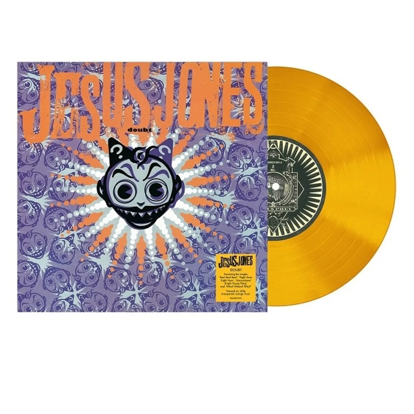 Jesus Jones Doubt (Translucent Orange Vinyl/140g) Vinyl Record