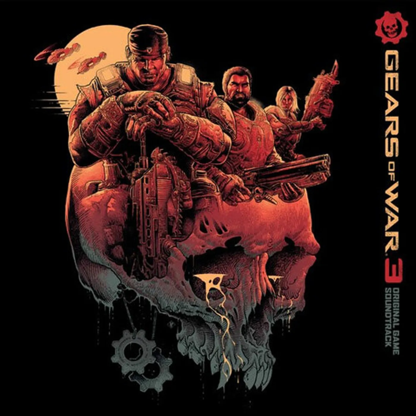 Steve Jablonsky Gears Of War 3 Original Soundtrack (2LP/180G/RED VINYL) vinyl record