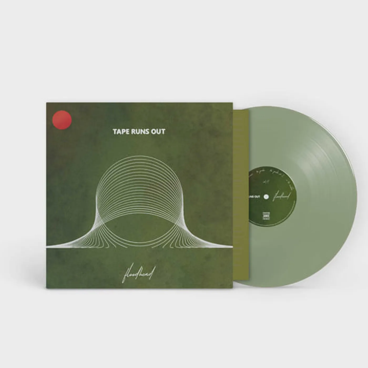 Tape Runs Out FLOODHEAD (RIVER GREEN VINYL) Vinyl Record