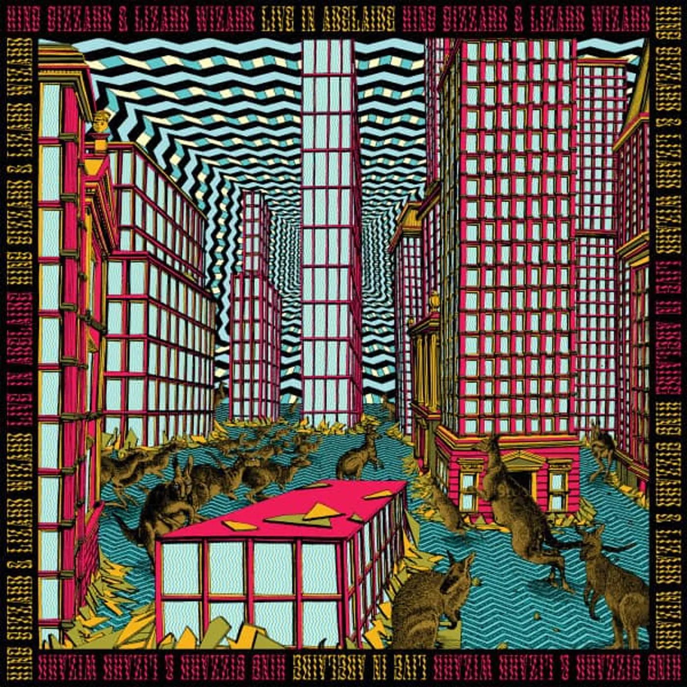 King Gizzard & The Lizard Wizard LIVE IN ADELAIDE '19 (FUZZ CLUB OFFICIAL BOOTLEG) Vinyl Record