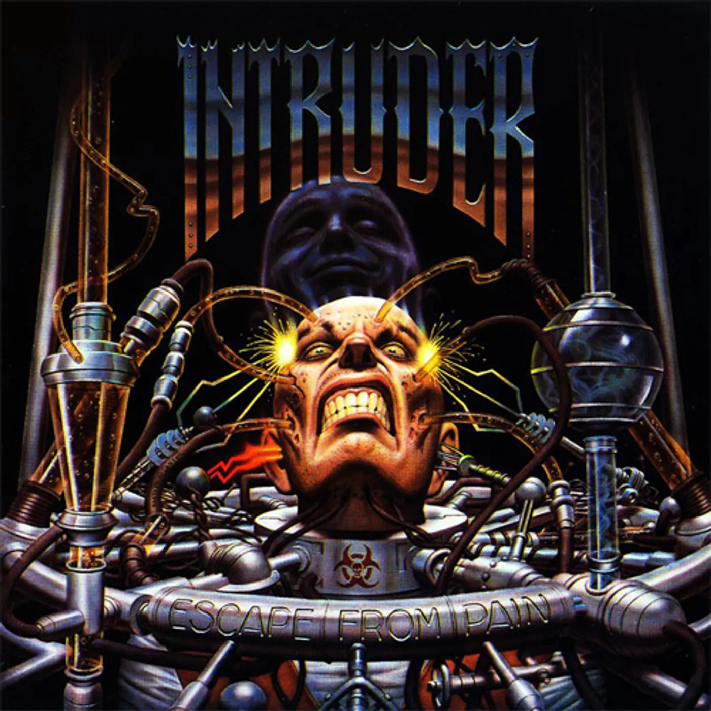 Intruder ESCAPE FROM PAIN (GOLD MARBLED VINYL) Vinyl Record