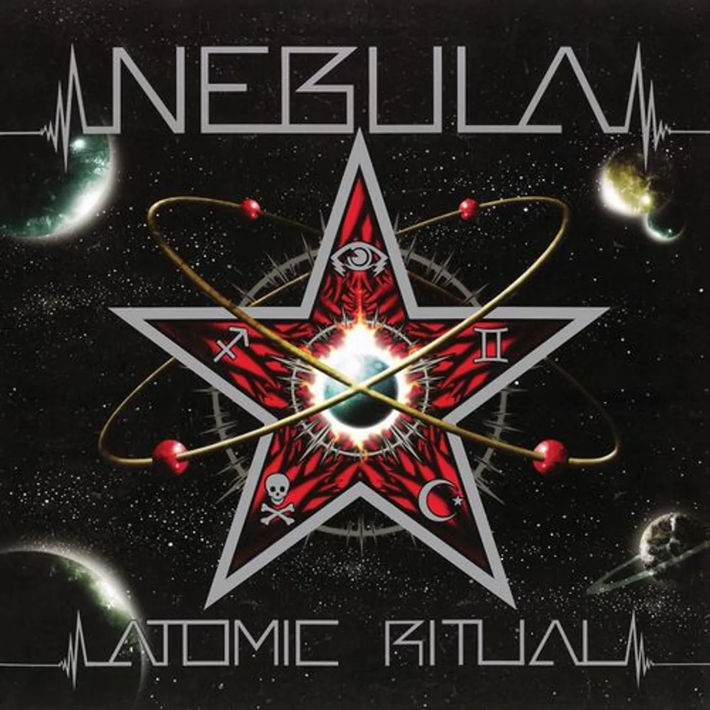 Nebula  ATOMIC RITUAL (SILVER/RED) Vinyl Record