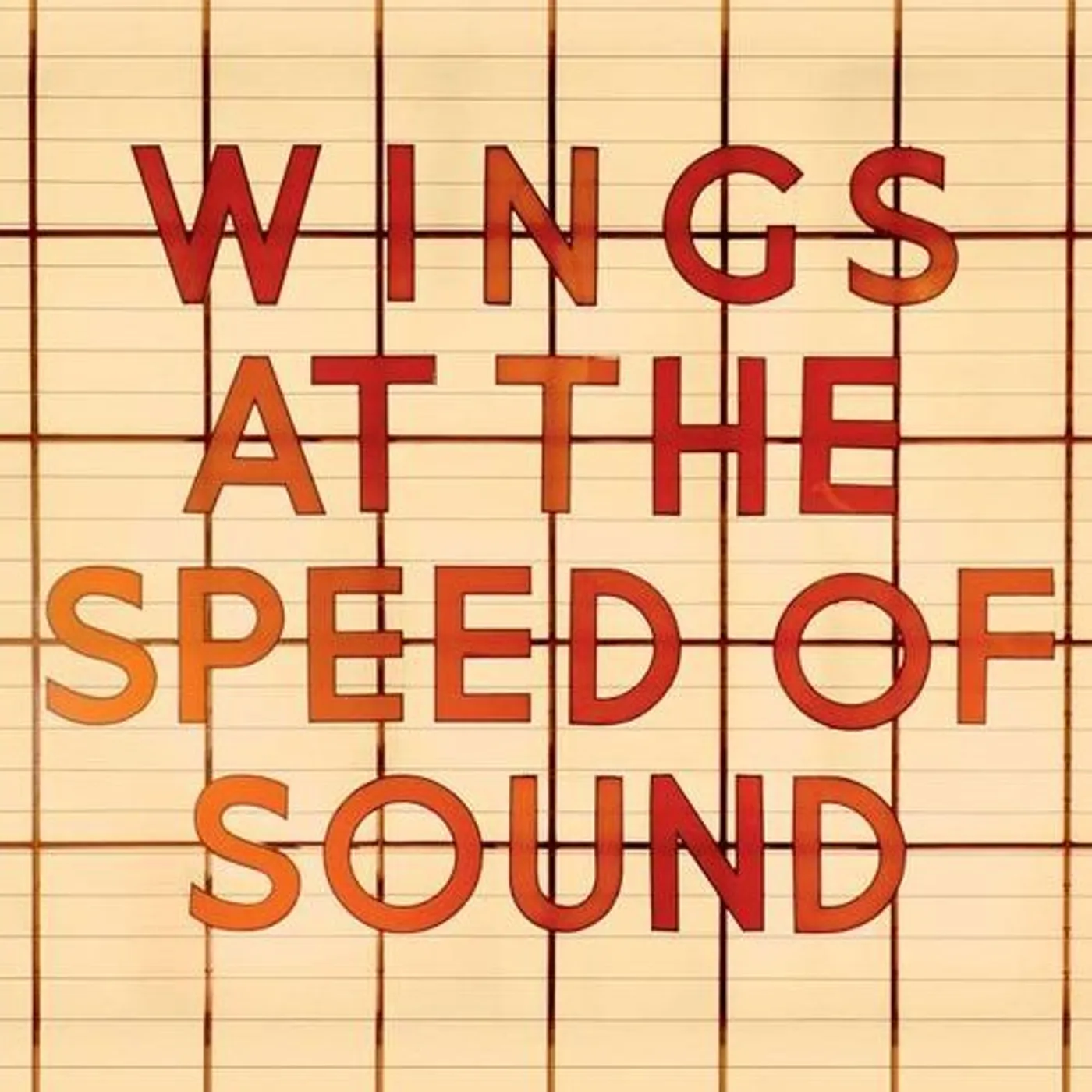 Paul McCartney & Wings AT THE SPEED OF SOUND (TRANSLUCENT ORANGE VINYL) Vinyl Record