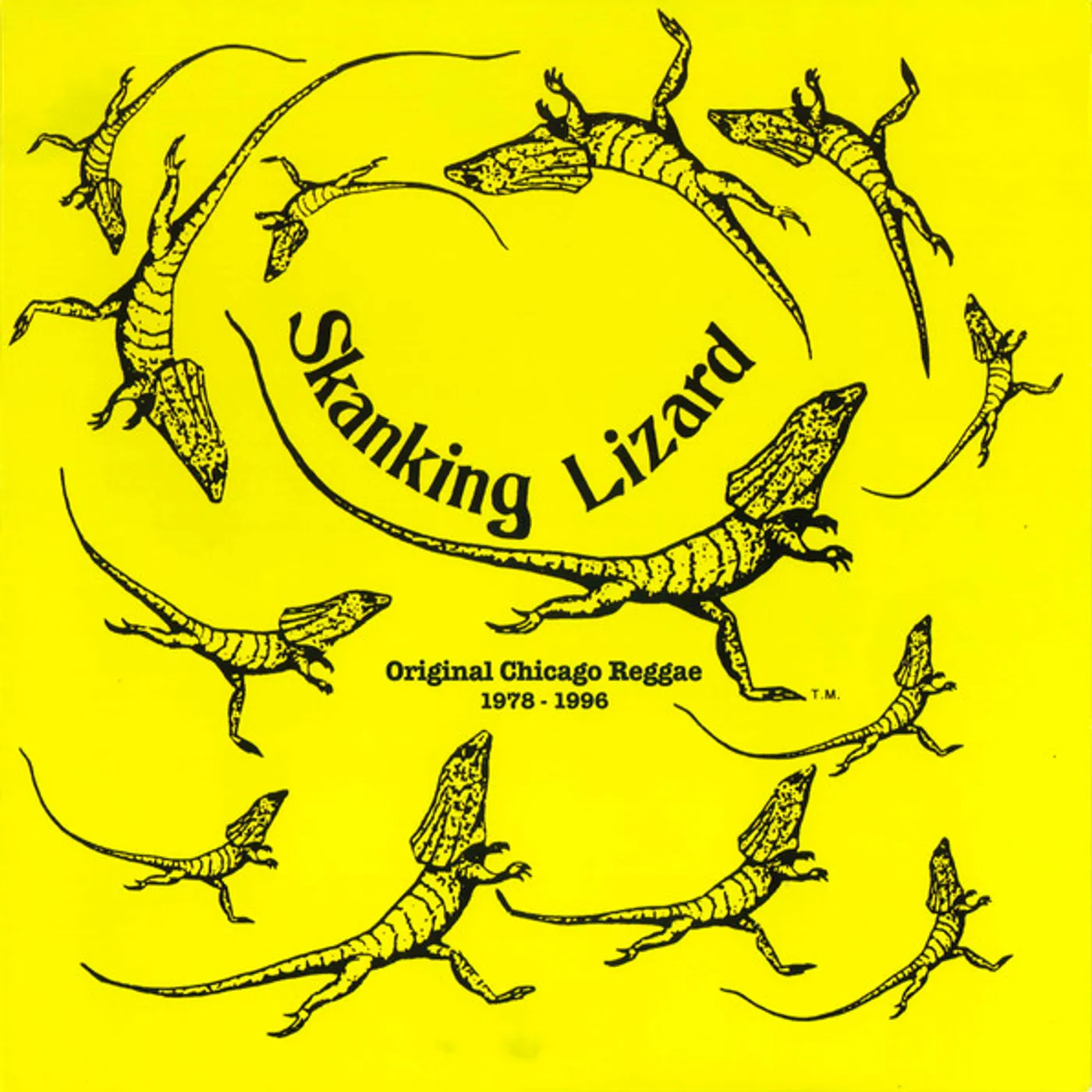 SKANKING LIZARD Original Chicago Reggae 1978-1996 (Yellow vinyl/Poster Insert) vinyl record