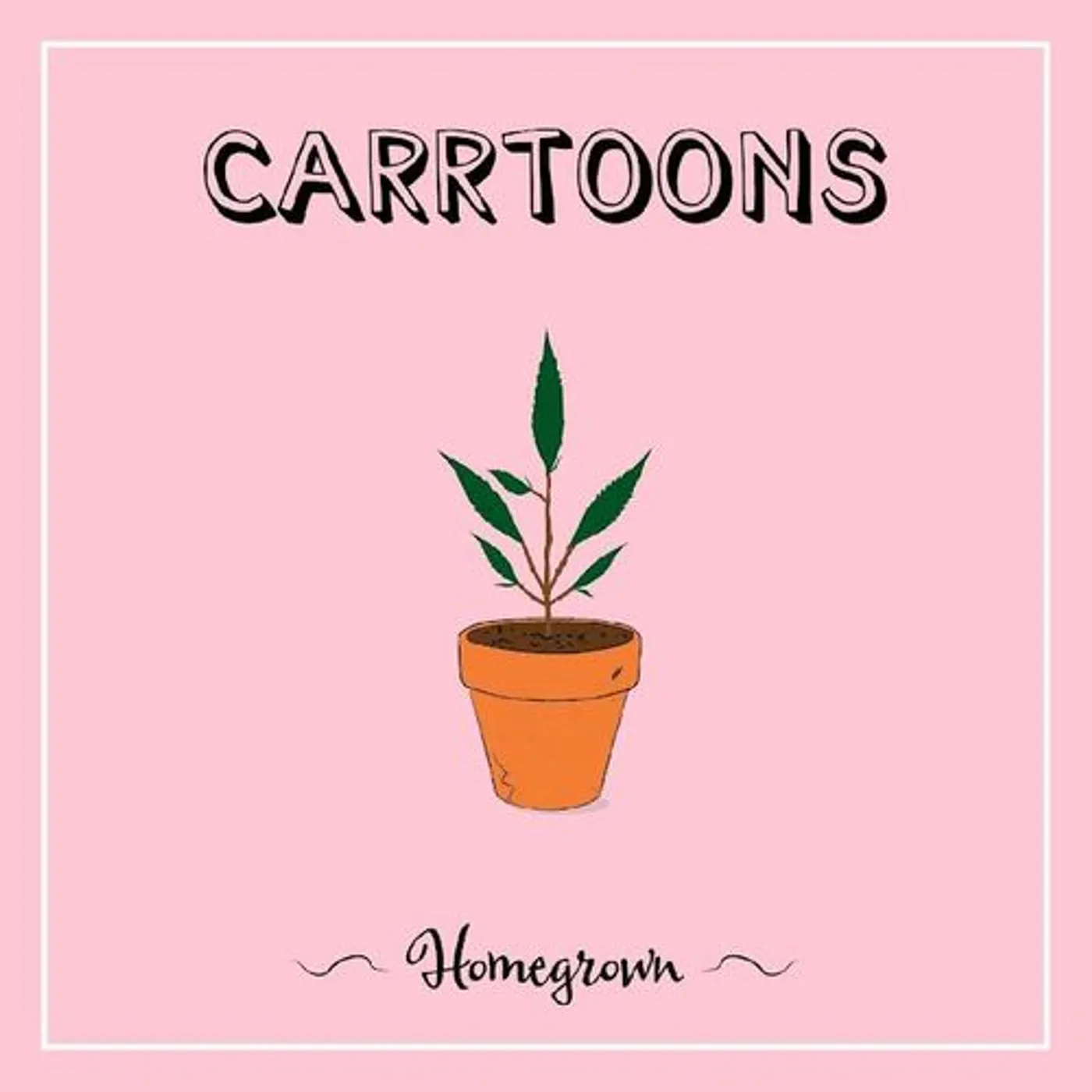 CARRTOONS Homegrown (Clear Pink) Vinyl Record