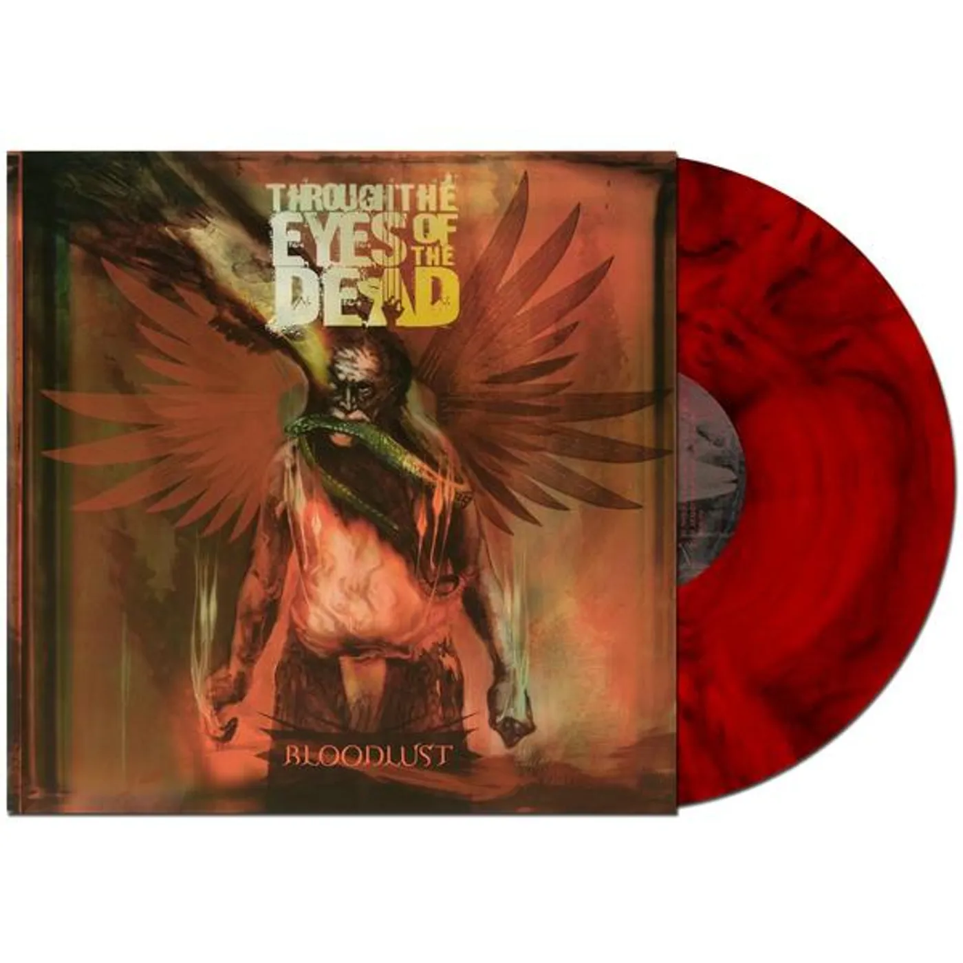 Through The Eyes of the Dead BLOODLUST (RED W/ BLACK MARBLED VINYL) Vinyl Record