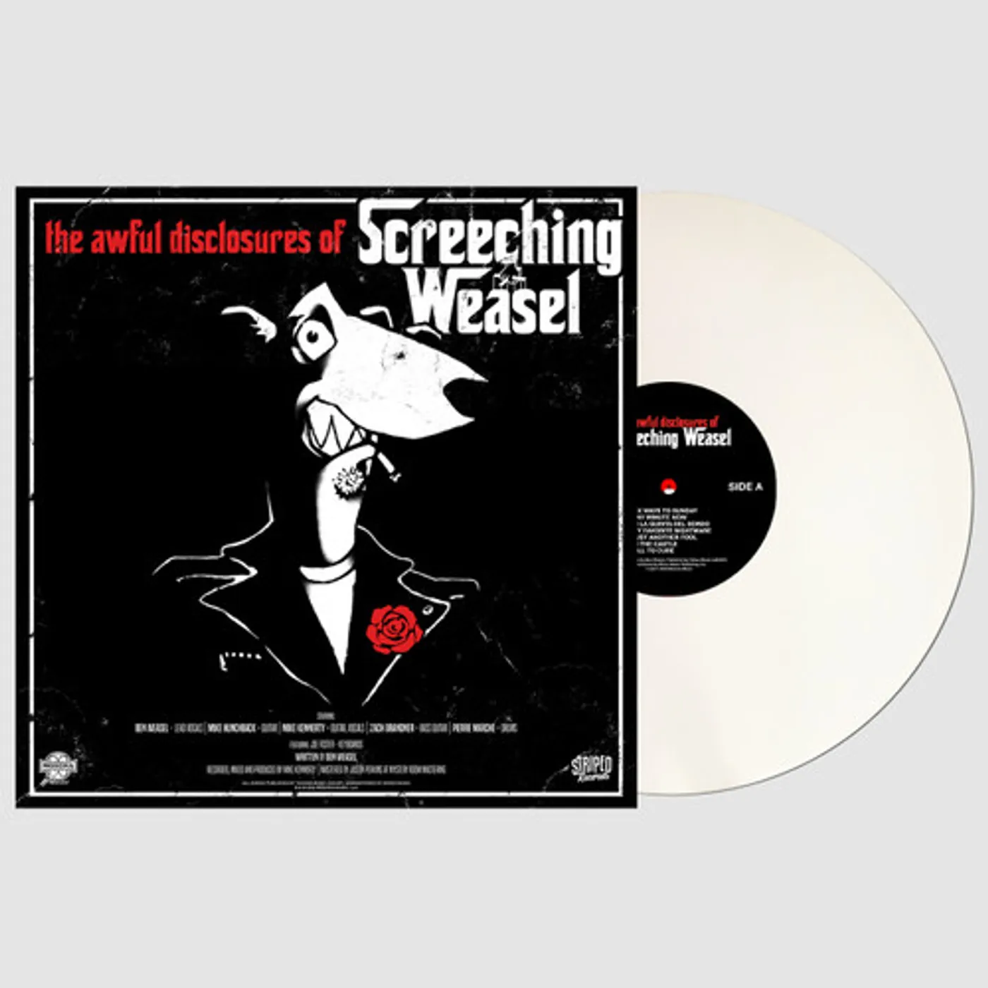 AWFUL DISCLOSURES OF SCREECHING WEASEL (WHITE VINYL) Vinyl Record