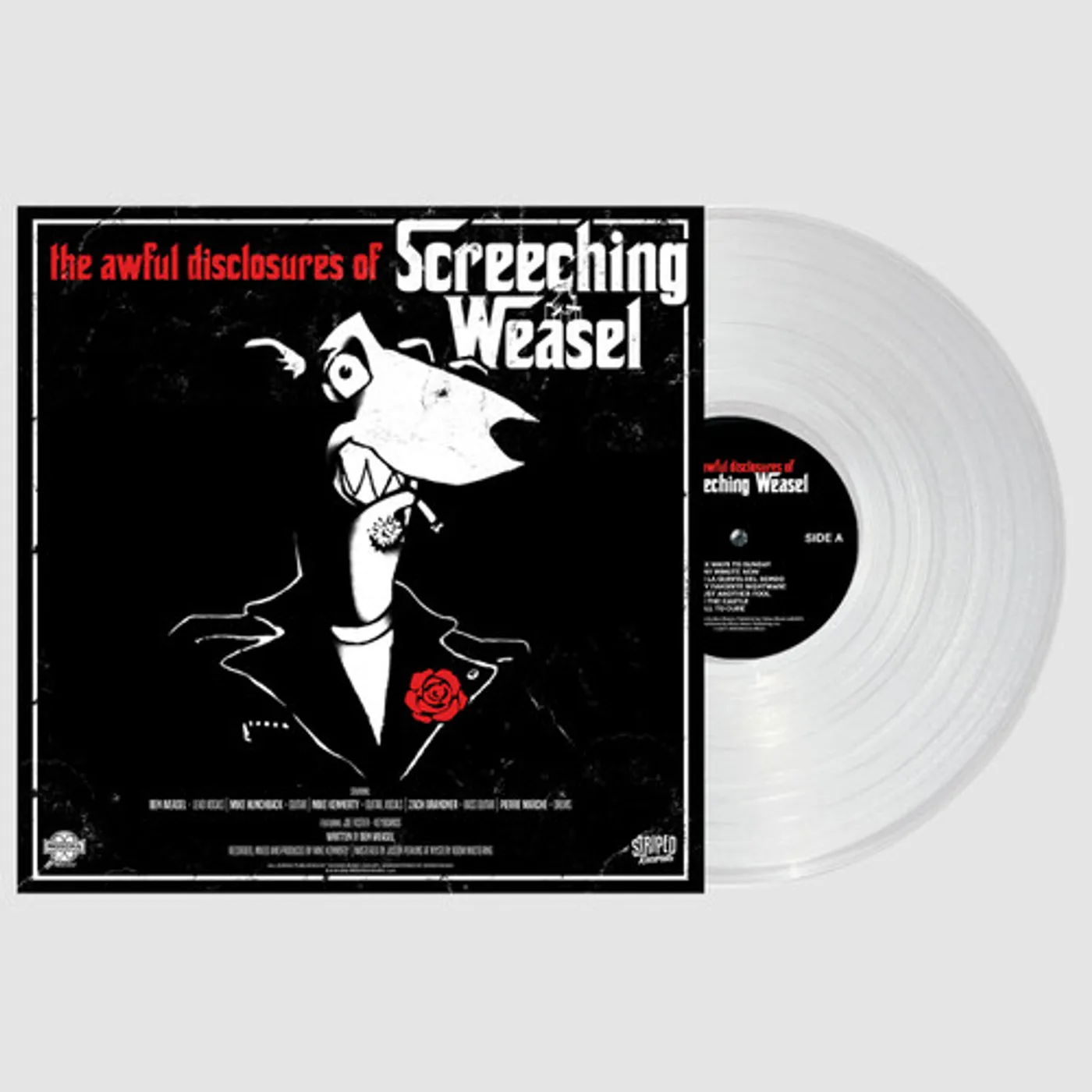 Awful Disclosures Of Screeching Weasel (Clear) Vinyl Record