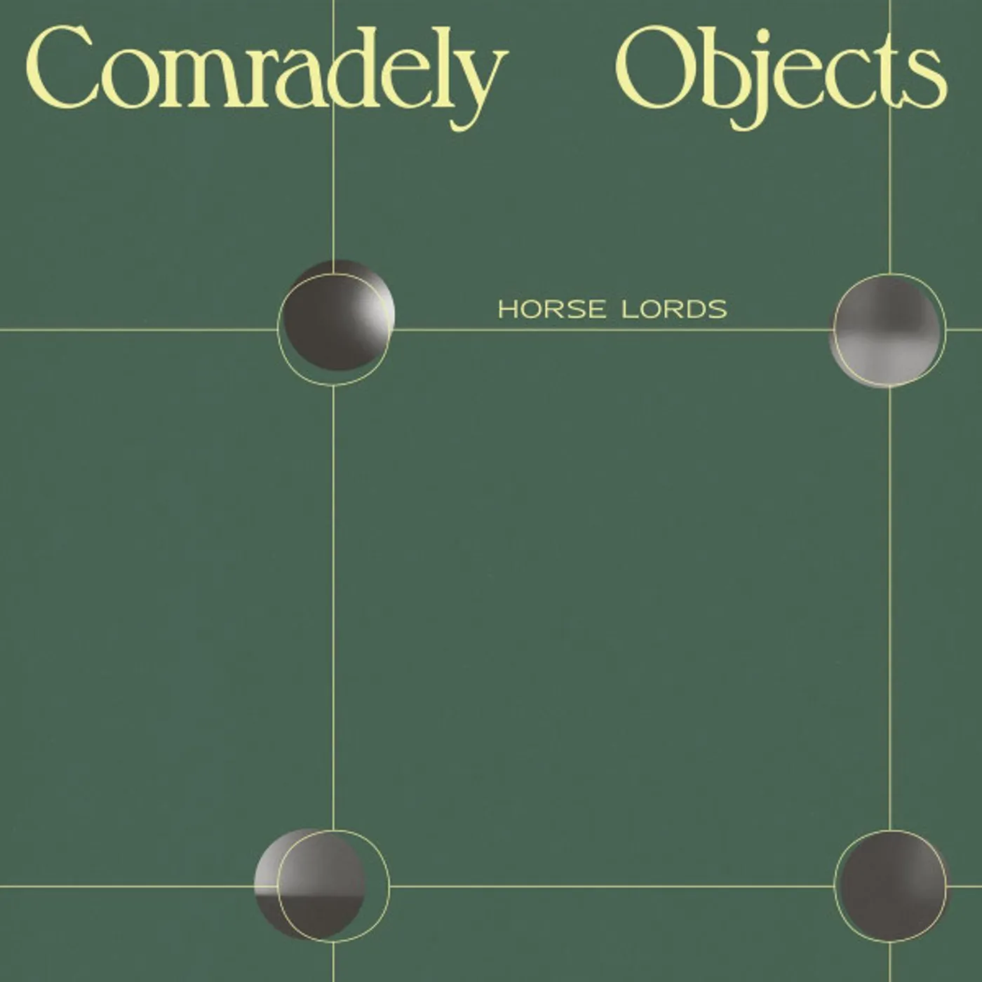 Horse Lords COMRADELY OBJECTS (WHITE VINYL) (I) Vinyl Record