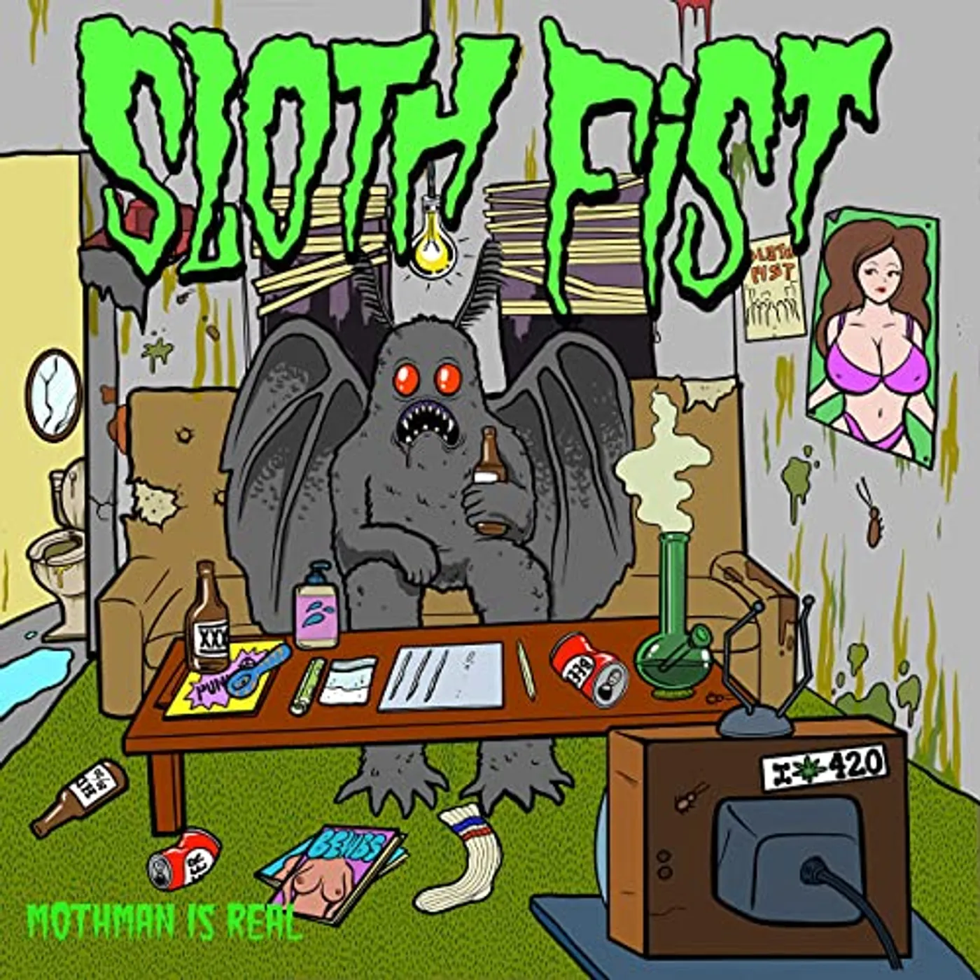 Sloth Fist Mothman is Real Vinyl Record