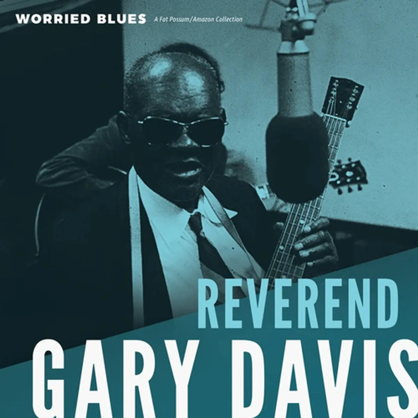 Rev. Gary Davis WORRIED BLUES Vinyl Record