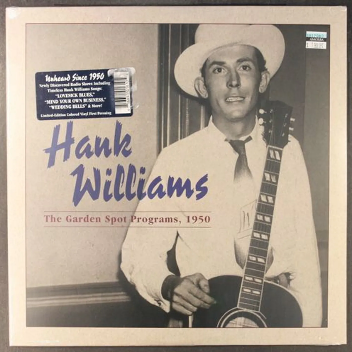 Hank Williams GARDEN SPOT PROGRAMS 1950 Vinyl Record