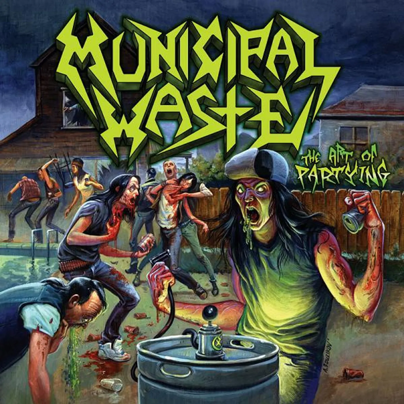 Municipal Waste ART OF PARTYING Vinyl Record
