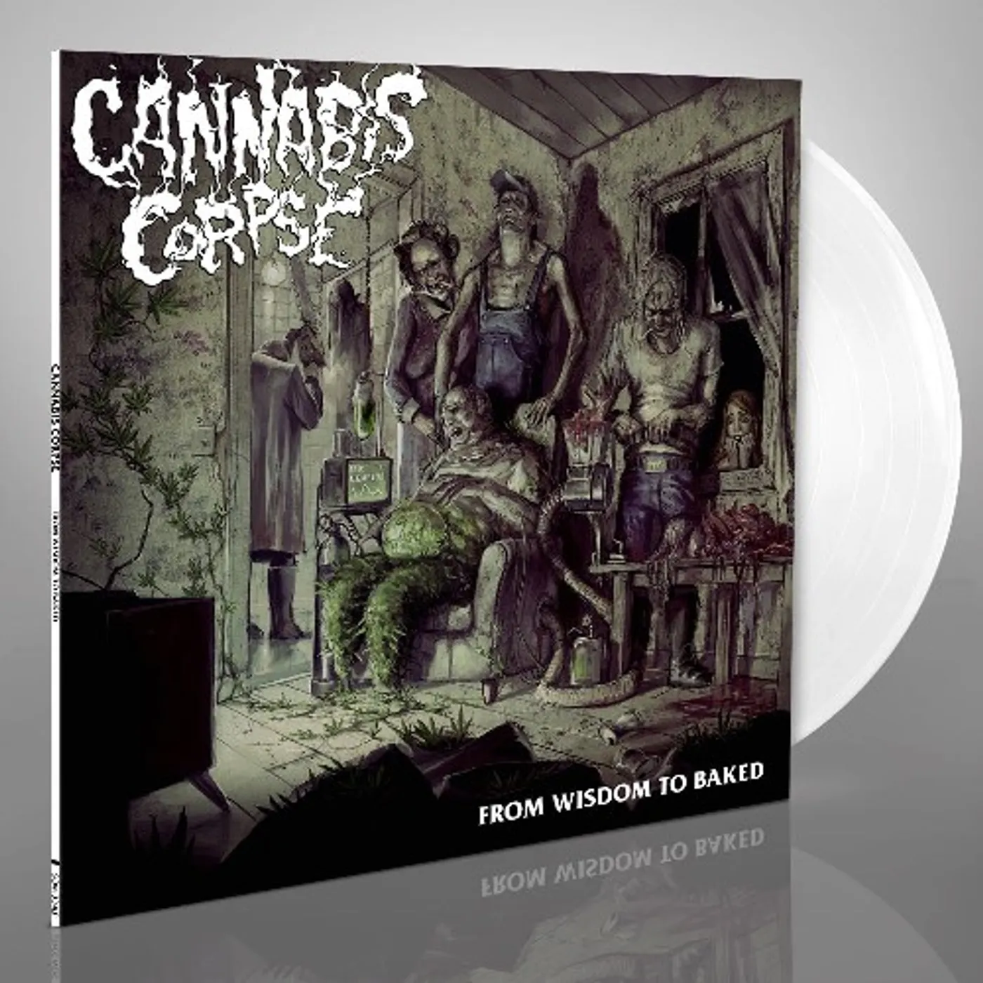 Cannabis Corpse FROM WISDOM TO BAKED (OPAQUE WHITE VINYL/LIMITED) Vinyl Record